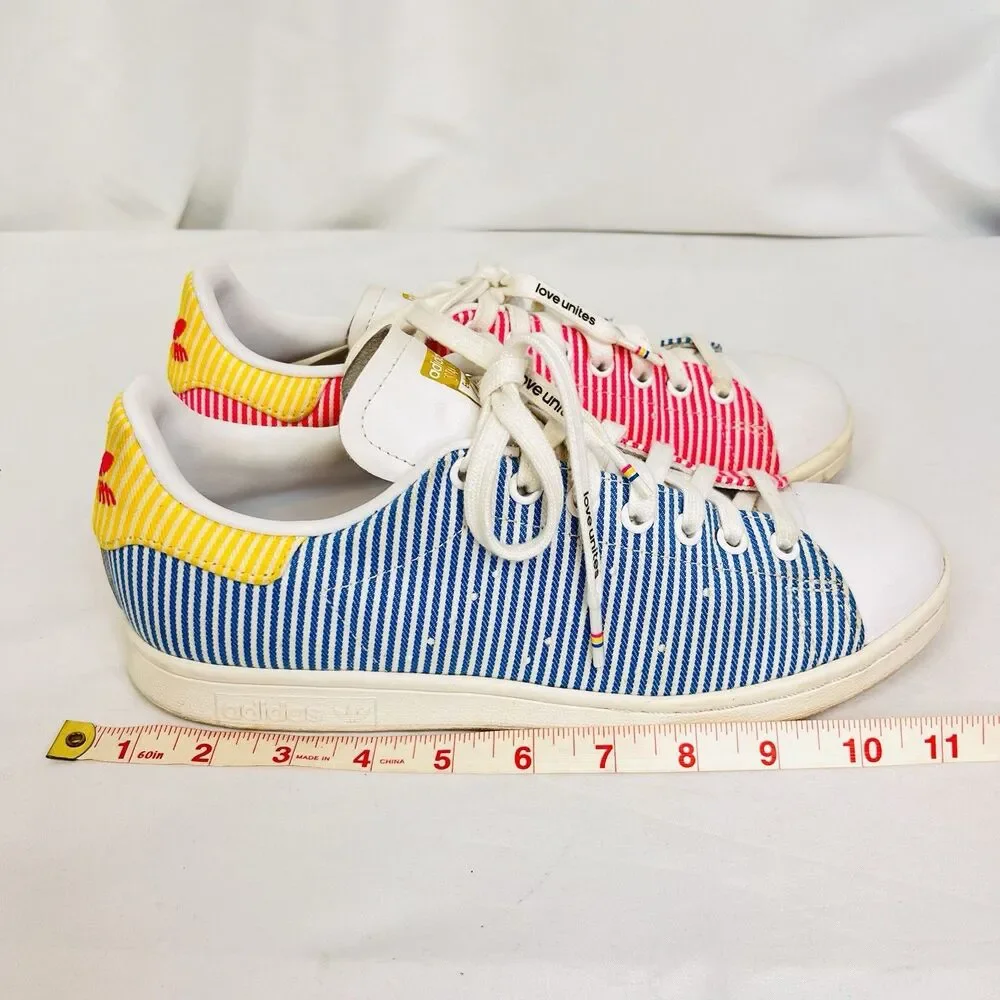 adidas Stan Smith Love Unites Pride Sneakers Men’s 8.5 FY9021 2020